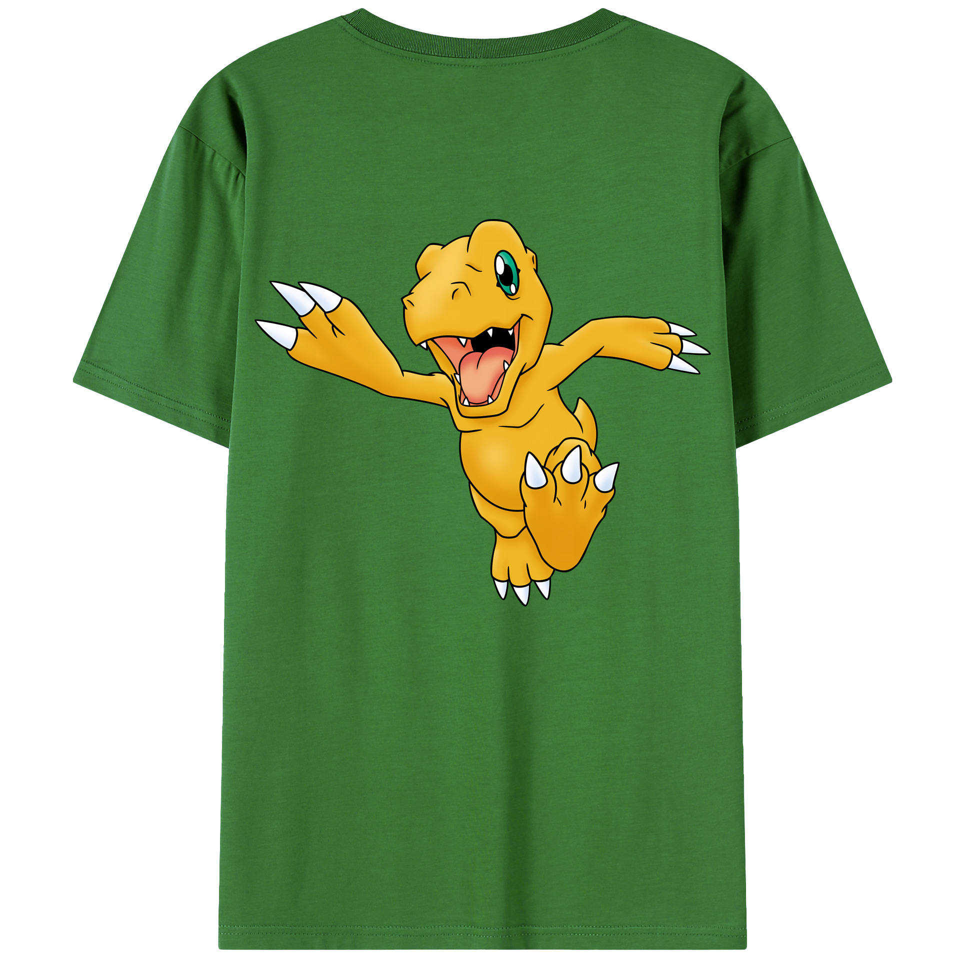 （画像用） Digimon デジタルモンスター/デジモン レディース半袖Tシャツ(バックプリント)